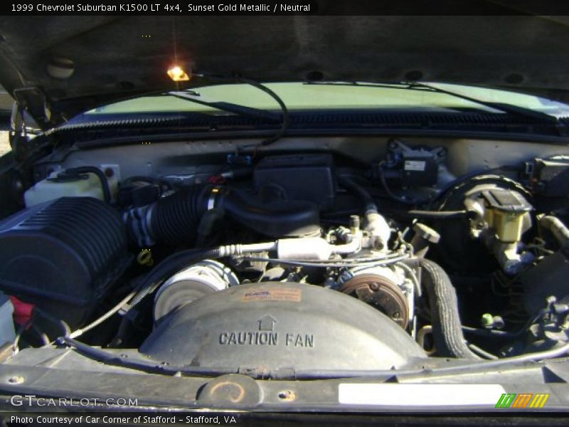 Sunset Gold Metallic / Neutral 1999 Chevrolet Suburban K1500 LT 4x4