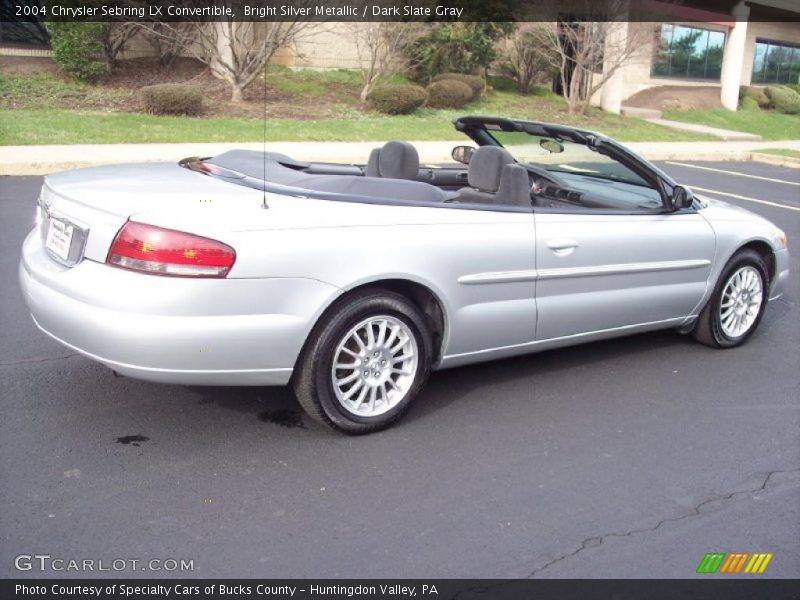 Bright Silver Metallic / Dark Slate Gray 2004 Chrysler Sebring LX Convertible
