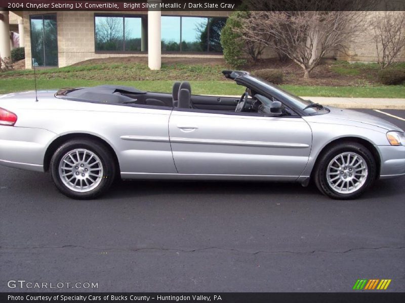 Bright Silver Metallic / Dark Slate Gray 2004 Chrysler Sebring LX Convertible