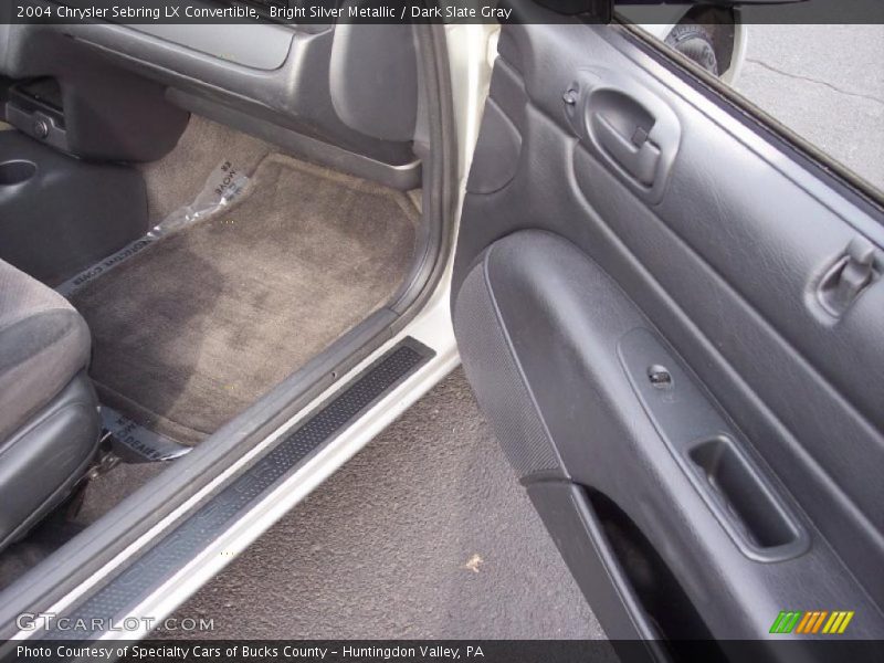 Bright Silver Metallic / Dark Slate Gray 2004 Chrysler Sebring LX Convertible