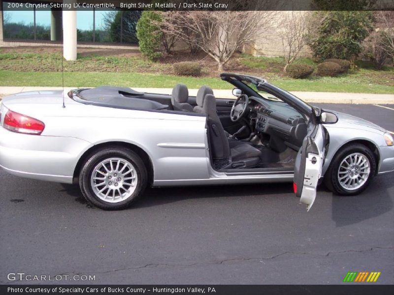 Bright Silver Metallic / Dark Slate Gray 2004 Chrysler Sebring LX Convertible
