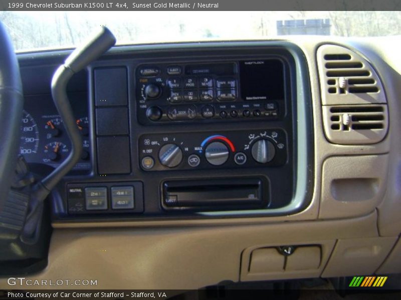 Sunset Gold Metallic / Neutral 1999 Chevrolet Suburban K1500 LT 4x4