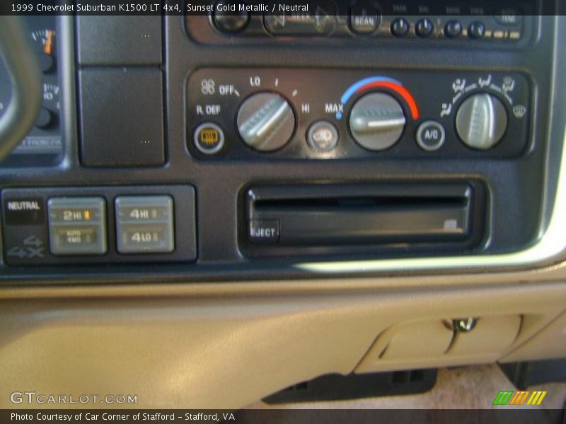 Sunset Gold Metallic / Neutral 1999 Chevrolet Suburban K1500 LT 4x4