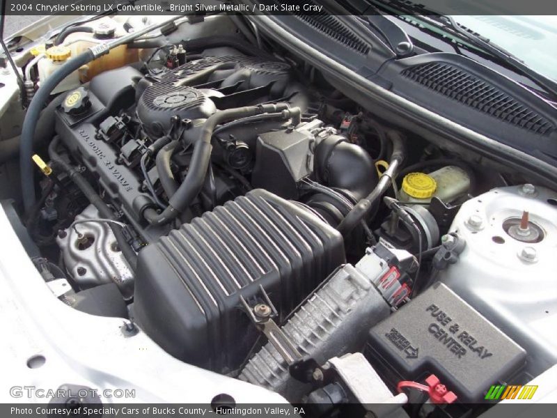 Bright Silver Metallic / Dark Slate Gray 2004 Chrysler Sebring LX Convertible