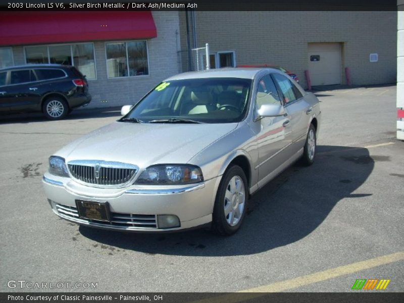 Silver Birch Metallic / Dark Ash/Medium Ash 2003 Lincoln LS V6