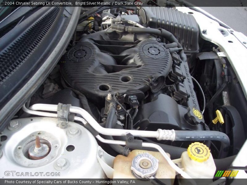 Bright Silver Metallic / Dark Slate Gray 2004 Chrysler Sebring LX Convertible