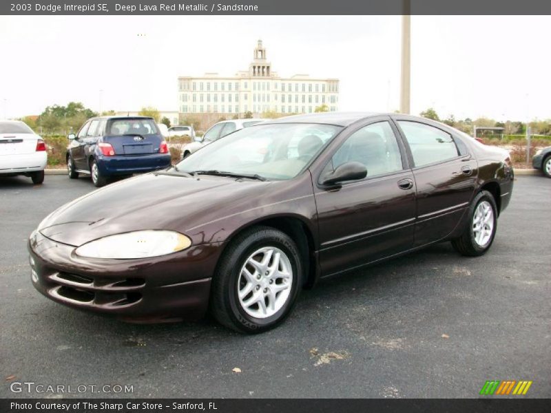 Deep Lava Red Metallic / Sandstone 2003 Dodge Intrepid SE