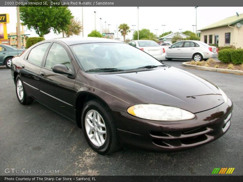 Deep Lava Red Metallic / Sandstone 2003 Dodge Intrepid SE