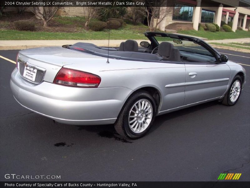 Bright Silver Metallic / Dark Slate Gray 2004 Chrysler Sebring LX Convertible