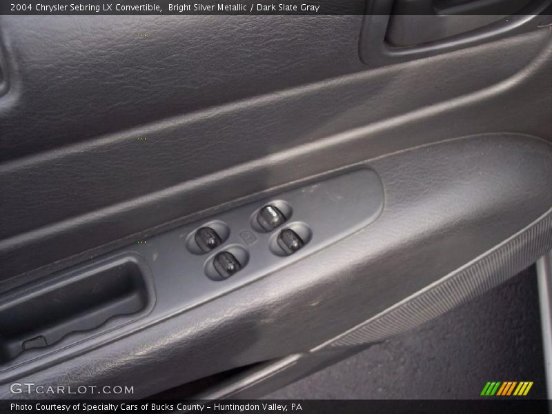 Bright Silver Metallic / Dark Slate Gray 2004 Chrysler Sebring LX Convertible