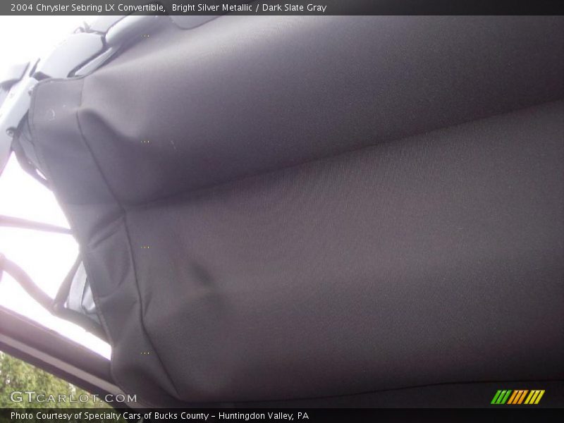 Bright Silver Metallic / Dark Slate Gray 2004 Chrysler Sebring LX Convertible