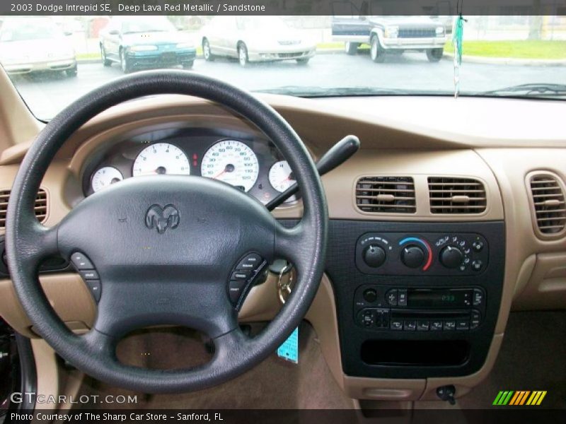 Deep Lava Red Metallic / Sandstone 2003 Dodge Intrepid SE