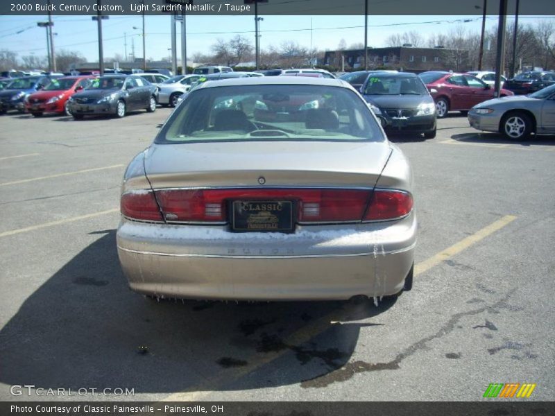 Light Sandrift Metallic / Taupe 2000 Buick Century Custom