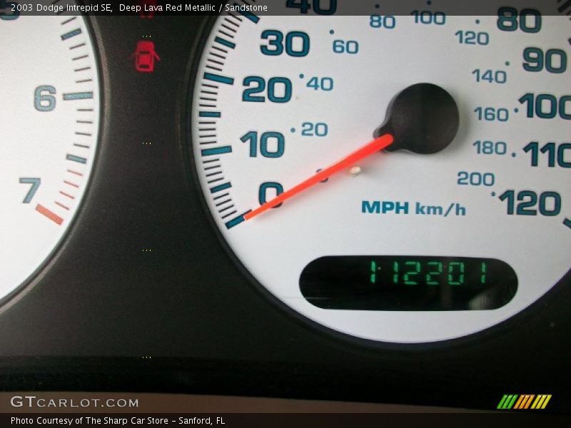 Deep Lava Red Metallic / Sandstone 2003 Dodge Intrepid SE