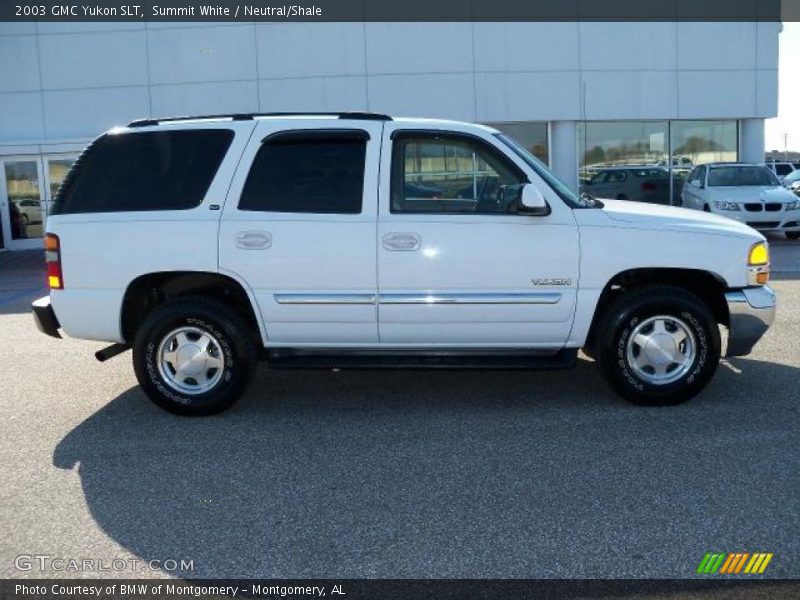 Summit White / Neutral/Shale 2003 GMC Yukon SLT
