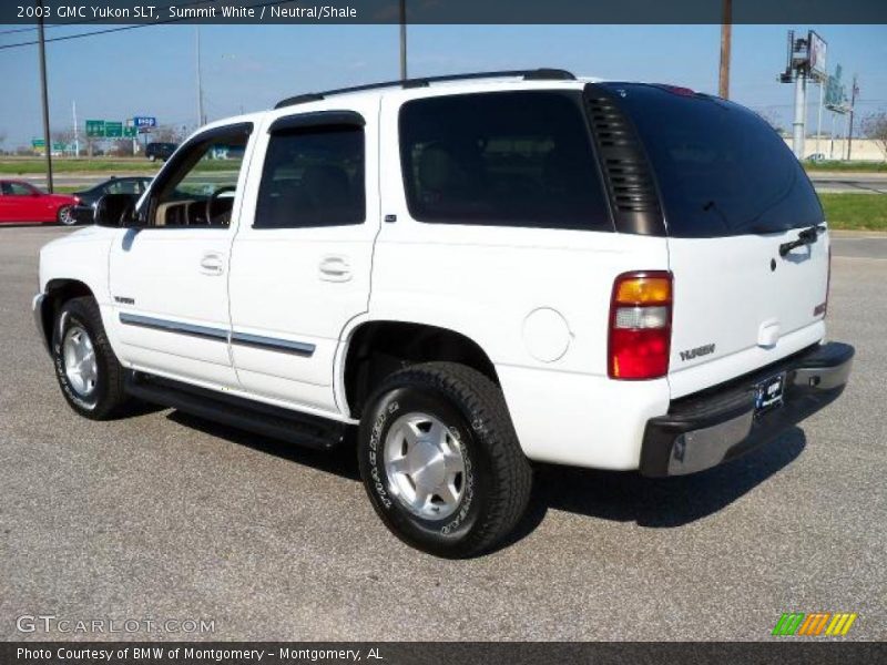 Summit White / Neutral/Shale 2003 GMC Yukon SLT