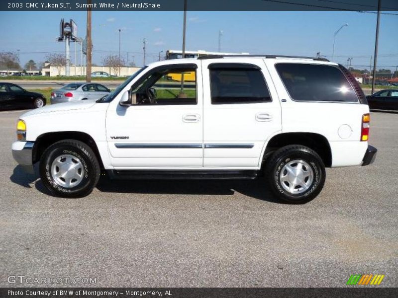 Summit White / Neutral/Shale 2003 GMC Yukon SLT