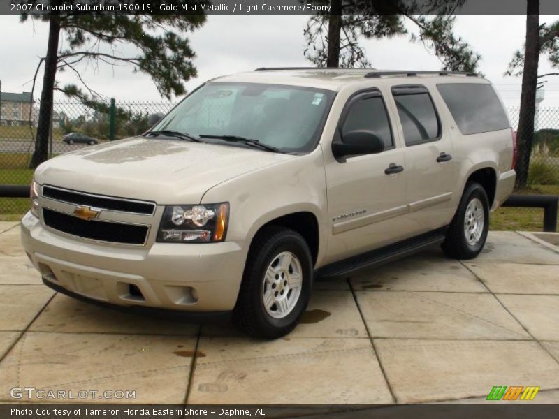 Gold Mist Metallic / Light Cashmere/Ebony 2007 Chevrolet Suburban 1500 LS