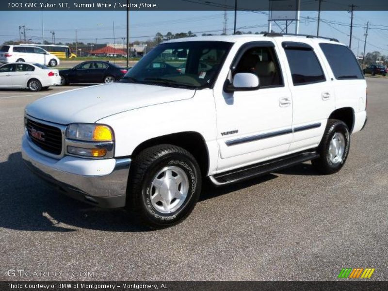 Summit White / Neutral/Shale 2003 GMC Yukon SLT