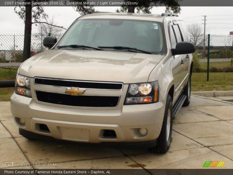 Gold Mist Metallic / Light Cashmere/Ebony 2007 Chevrolet Suburban 1500 LS