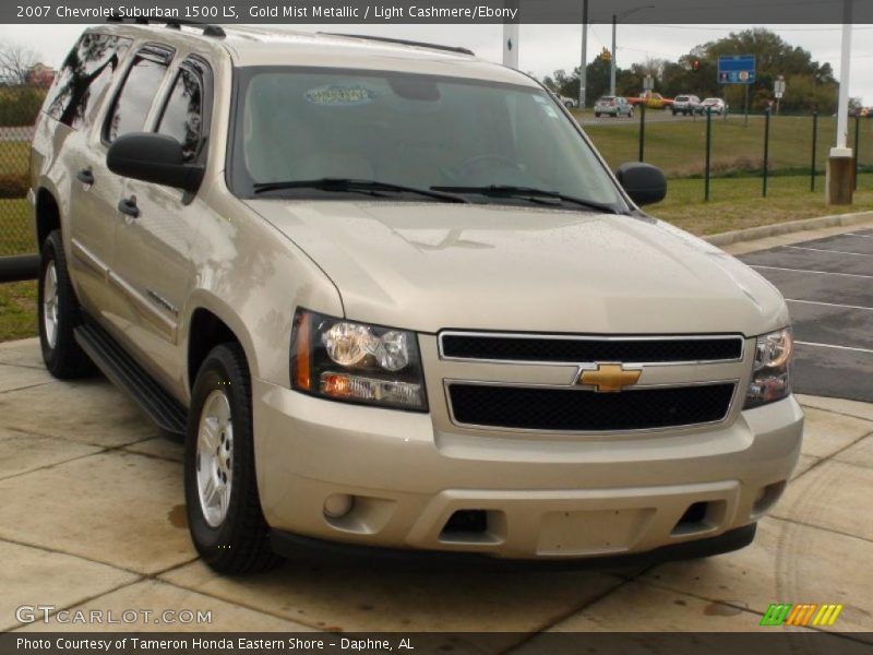 Gold Mist Metallic / Light Cashmere/Ebony 2007 Chevrolet Suburban 1500 LS