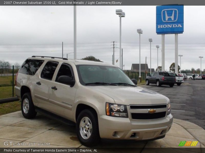 Gold Mist Metallic / Light Cashmere/Ebony 2007 Chevrolet Suburban 1500 LS