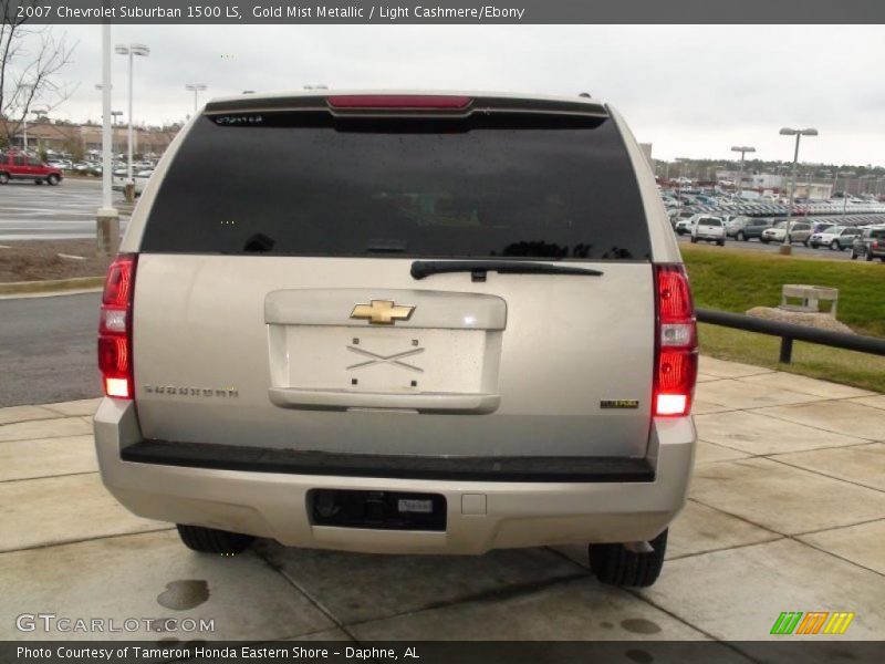 Gold Mist Metallic / Light Cashmere/Ebony 2007 Chevrolet Suburban 1500 LS