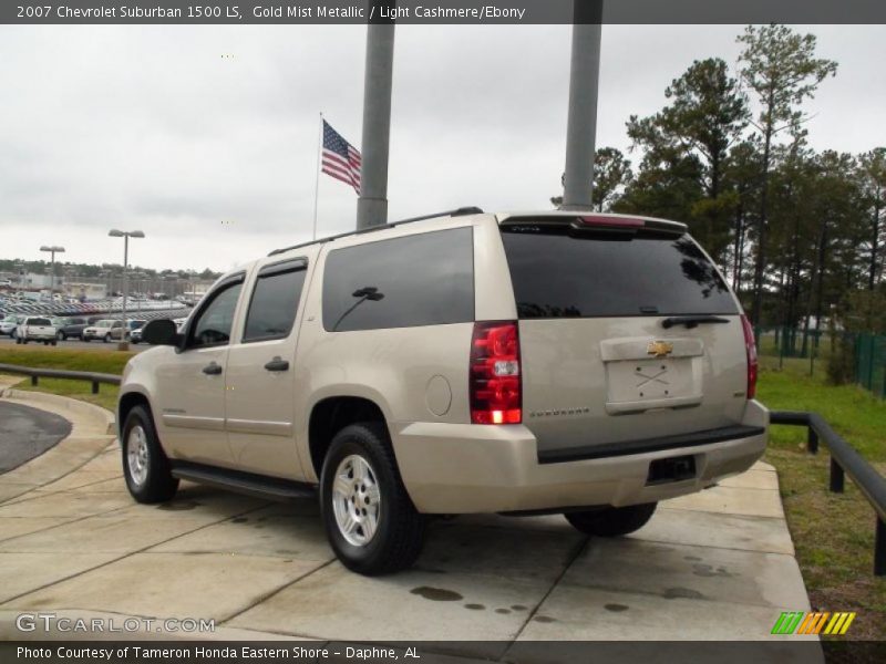 Gold Mist Metallic / Light Cashmere/Ebony 2007 Chevrolet Suburban 1500 LS