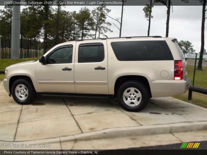 Gold Mist Metallic / Light Cashmere/Ebony 2007 Chevrolet Suburban 1500 LS