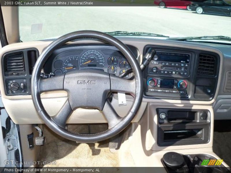 Summit White / Neutral/Shale 2003 GMC Yukon SLT