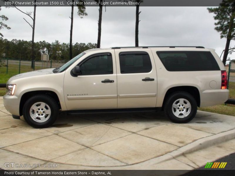 Gold Mist Metallic / Light Cashmere/Ebony 2007 Chevrolet Suburban 1500 LS