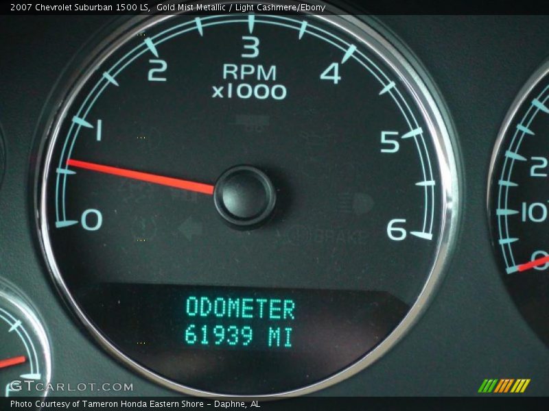 Gold Mist Metallic / Light Cashmere/Ebony 2007 Chevrolet Suburban 1500 LS