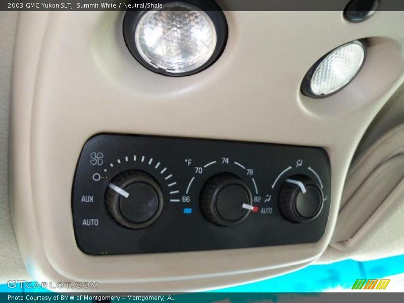 Summit White / Neutral/Shale 2003 GMC Yukon SLT