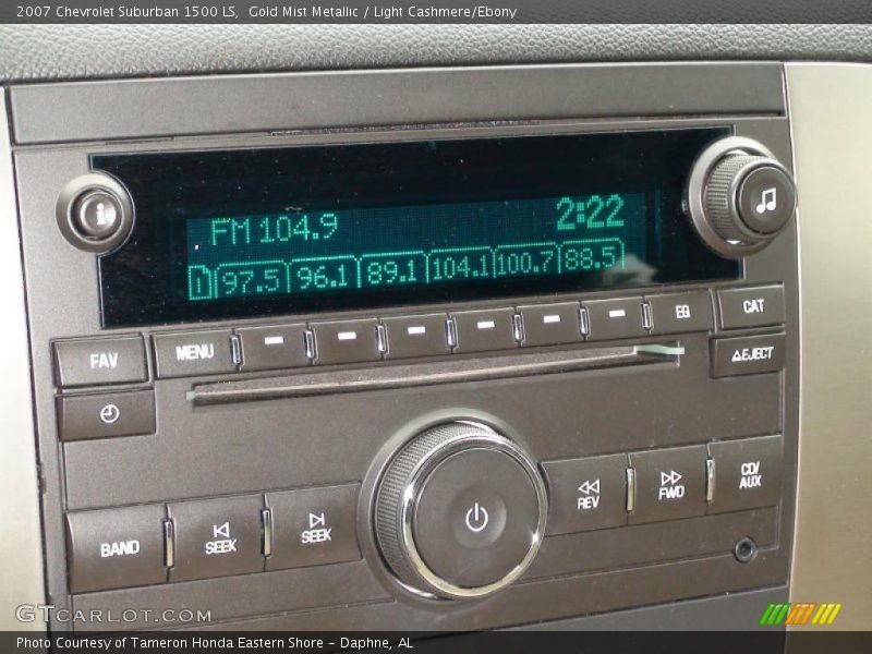 Gold Mist Metallic / Light Cashmere/Ebony 2007 Chevrolet Suburban 1500 LS