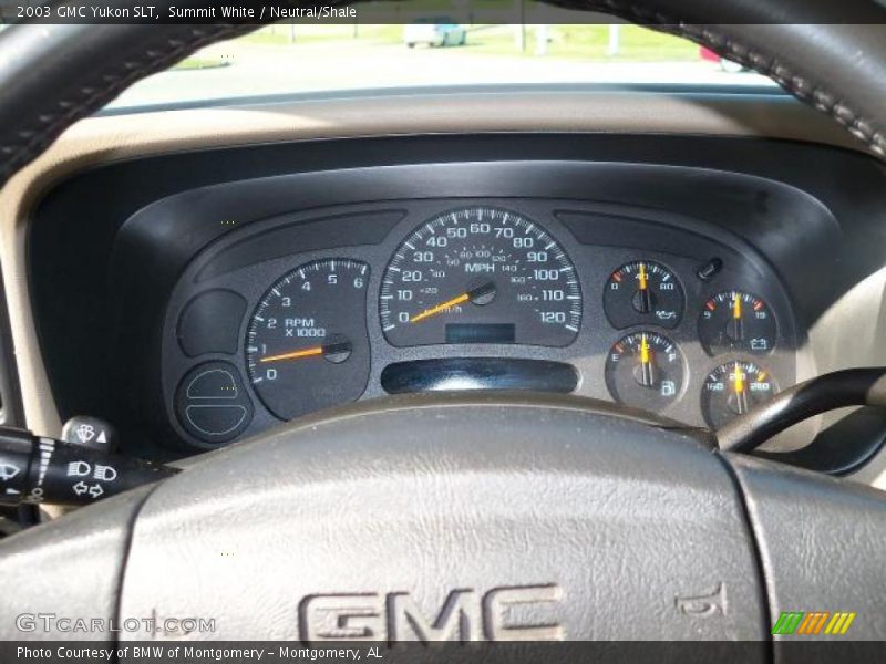 Summit White / Neutral/Shale 2003 GMC Yukon SLT