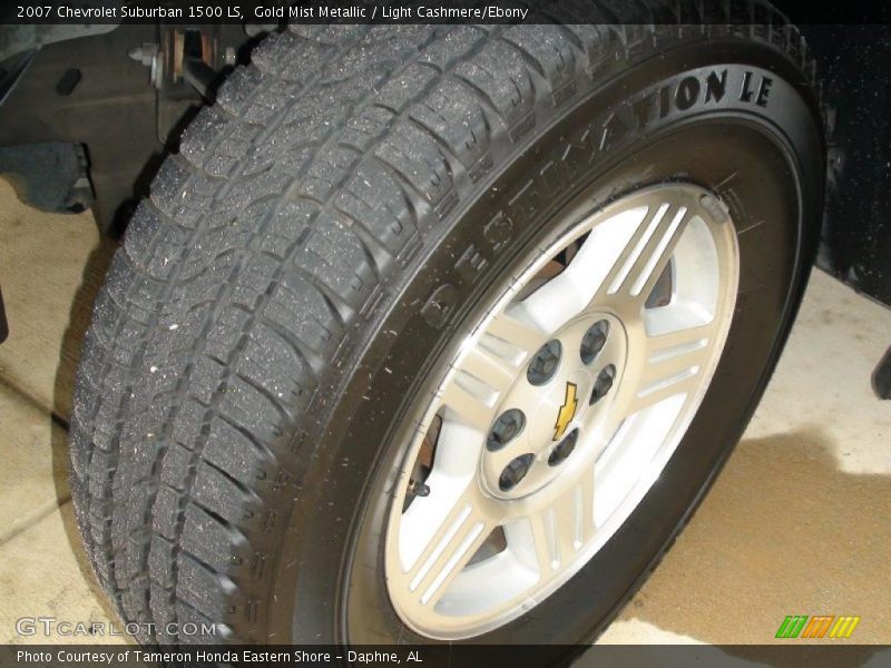 Gold Mist Metallic / Light Cashmere/Ebony 2007 Chevrolet Suburban 1500 LS