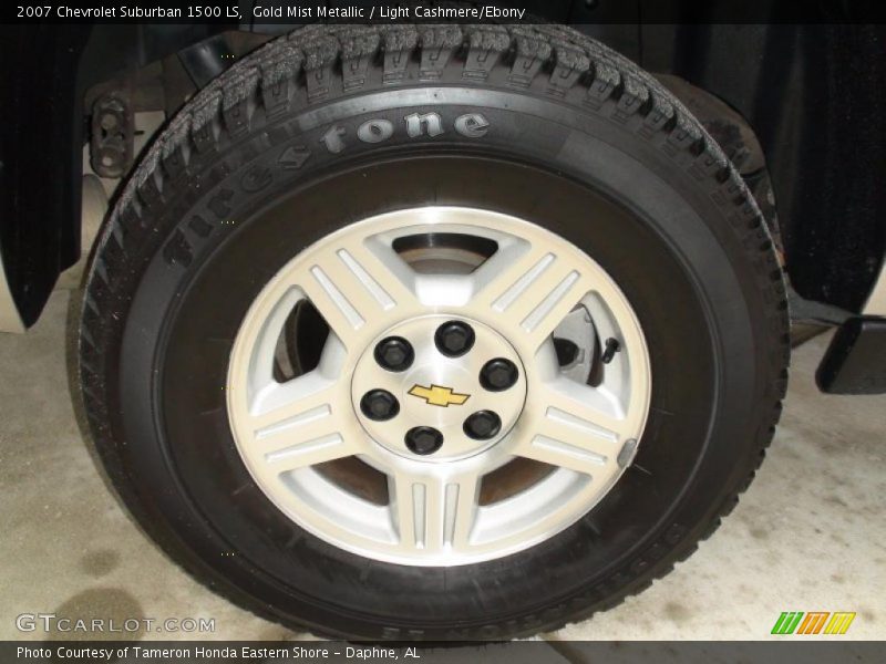 Gold Mist Metallic / Light Cashmere/Ebony 2007 Chevrolet Suburban 1500 LS