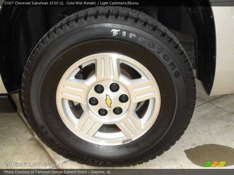 Gold Mist Metallic / Light Cashmere/Ebony 2007 Chevrolet Suburban 1500 LS