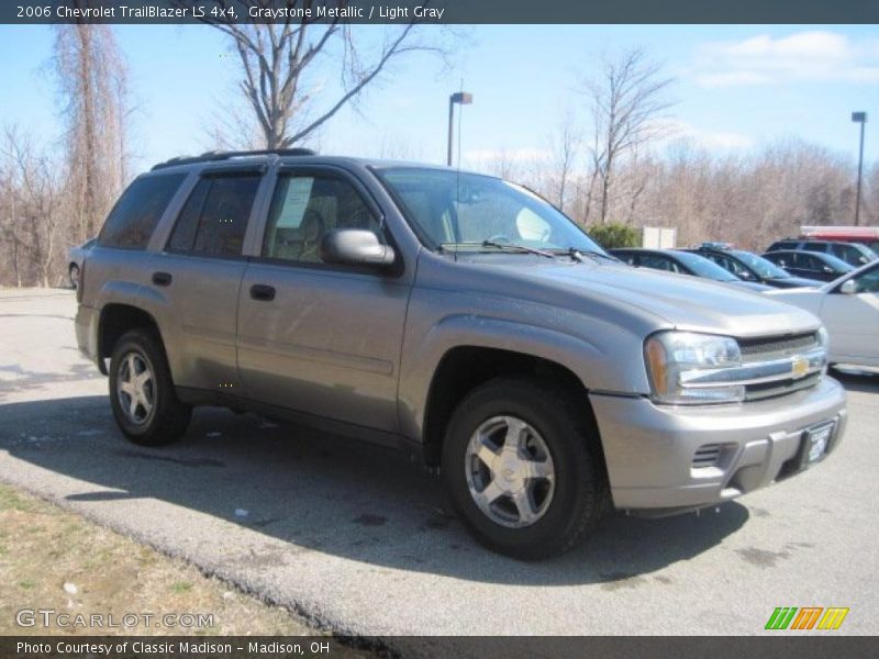 Graystone Metallic / Light Gray 2006 Chevrolet TrailBlazer LS 4x4