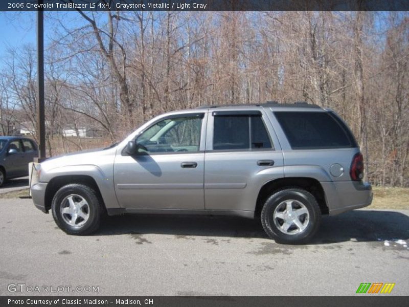 Graystone Metallic / Light Gray 2006 Chevrolet TrailBlazer LS 4x4
