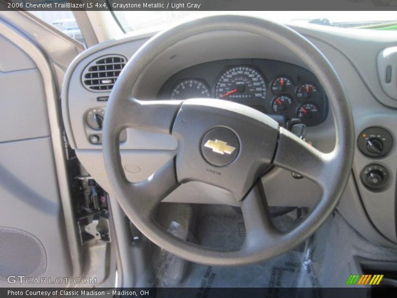 Graystone Metallic / Light Gray 2006 Chevrolet TrailBlazer LS 4x4
