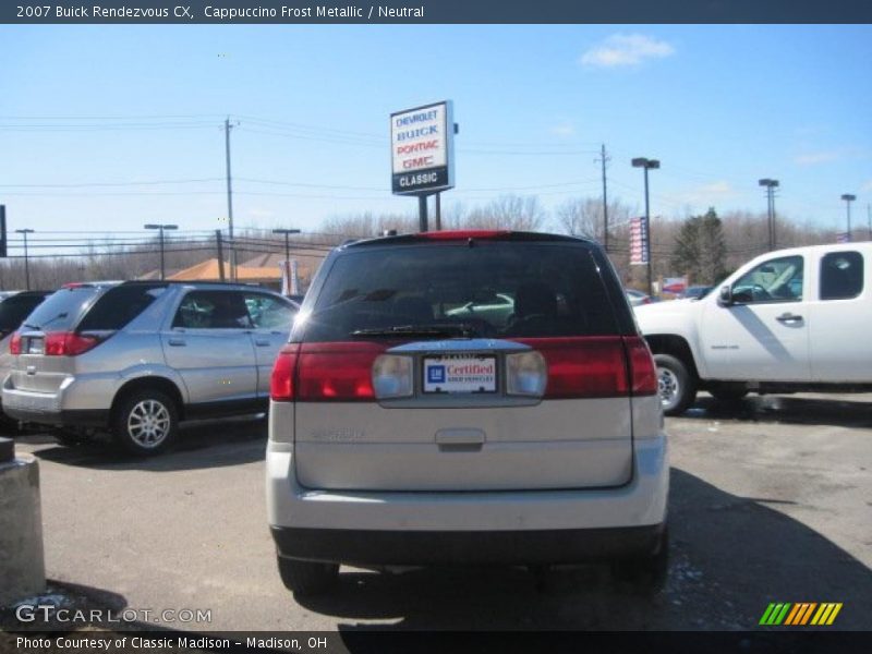 Cappuccino Frost Metallic / Neutral 2007 Buick Rendezvous CX