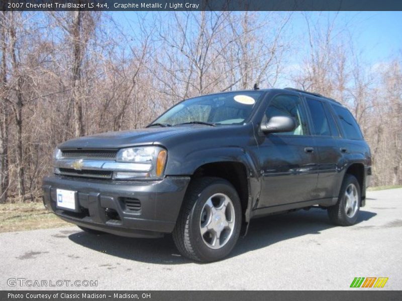 Graphite Metallic / Light Gray 2007 Chevrolet TrailBlazer LS 4x4
