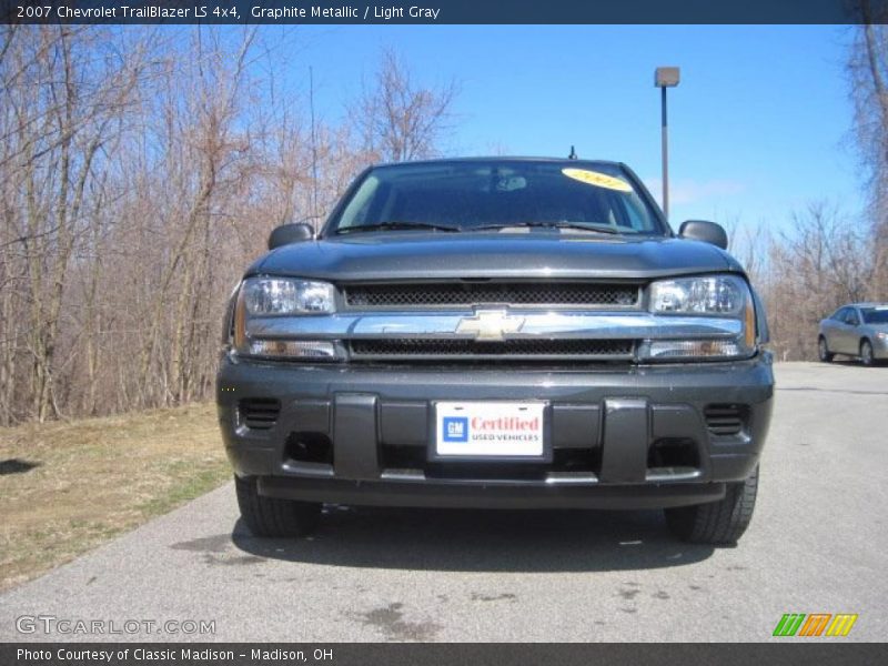 Graphite Metallic / Light Gray 2007 Chevrolet TrailBlazer LS 4x4
