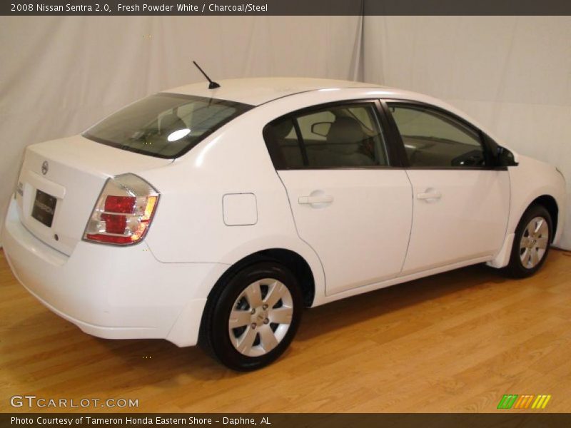 Fresh Powder White / Charcoal/Steel 2008 Nissan Sentra 2.0