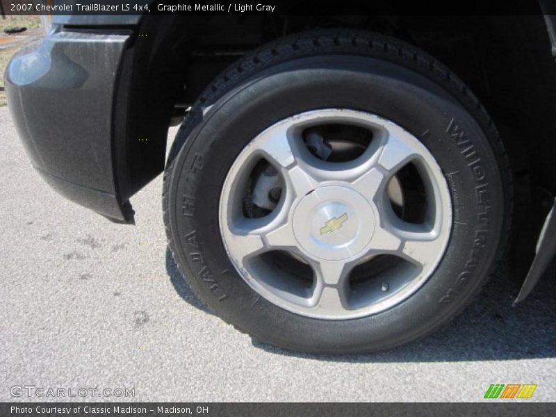 Graphite Metallic / Light Gray 2007 Chevrolet TrailBlazer LS 4x4