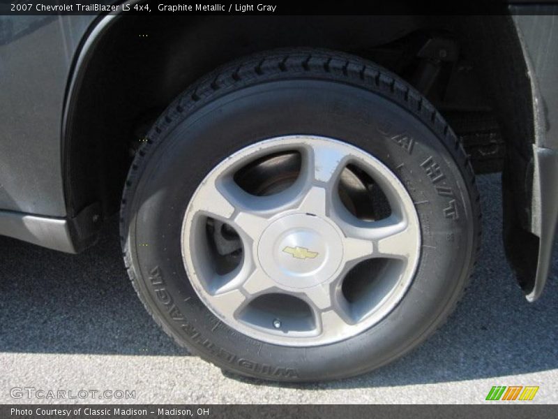 Graphite Metallic / Light Gray 2007 Chevrolet TrailBlazer LS 4x4