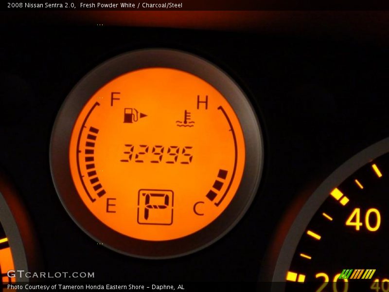 Fresh Powder White / Charcoal/Steel 2008 Nissan Sentra 2.0