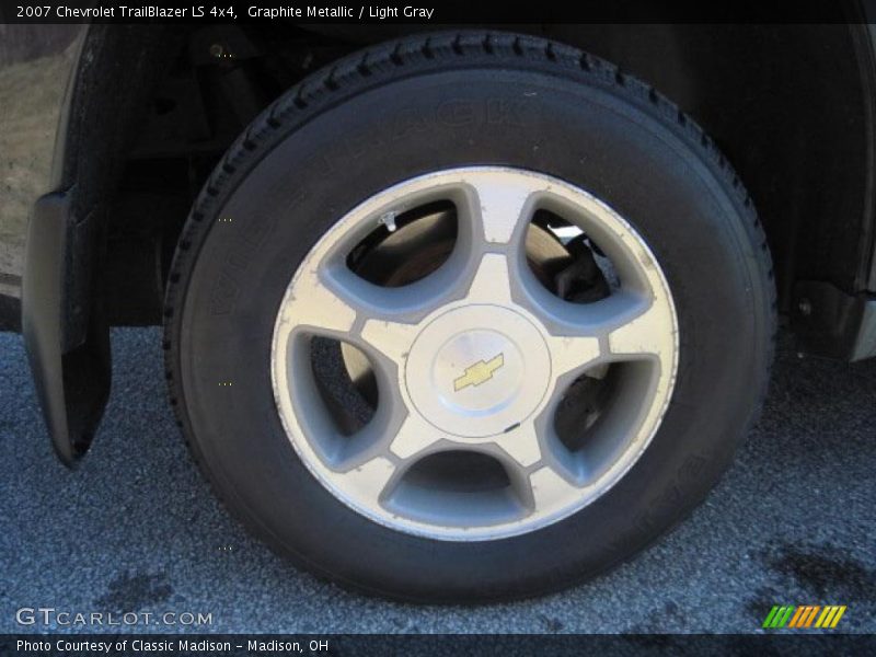 Graphite Metallic / Light Gray 2007 Chevrolet TrailBlazer LS 4x4