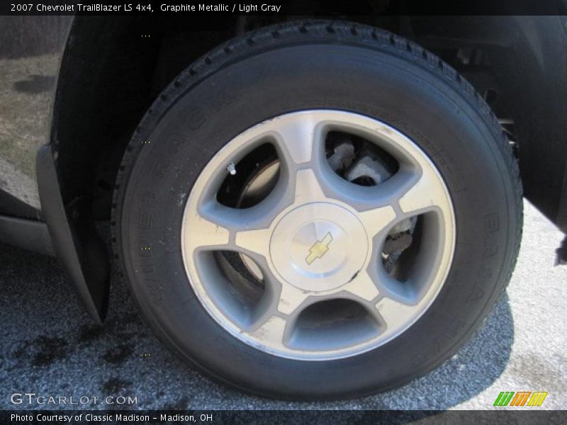 Graphite Metallic / Light Gray 2007 Chevrolet TrailBlazer LS 4x4